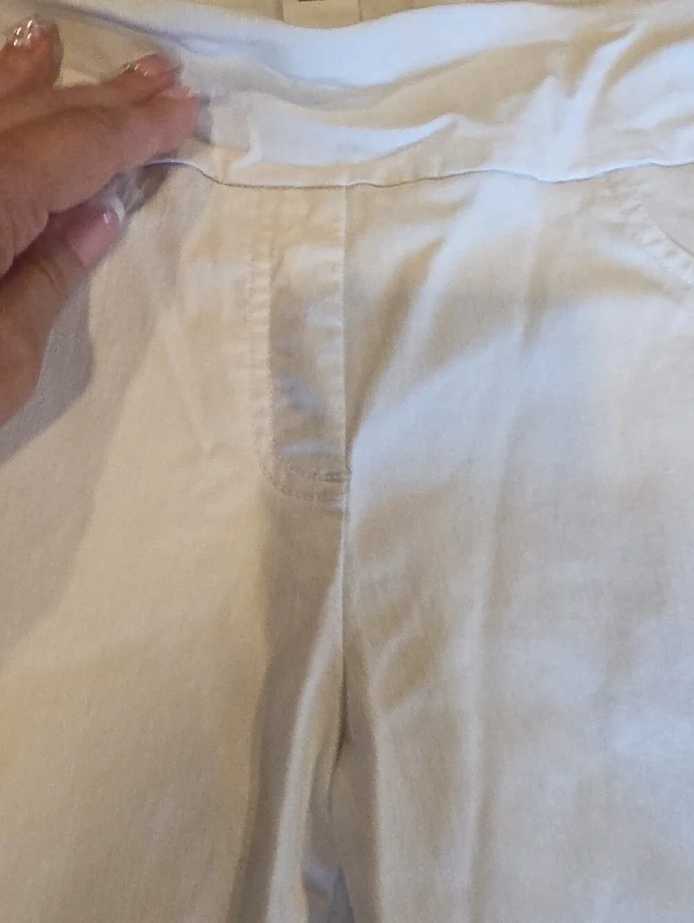 Ruby Rd. White Pull-On Capri Crop Pants - Picture 4 of 6